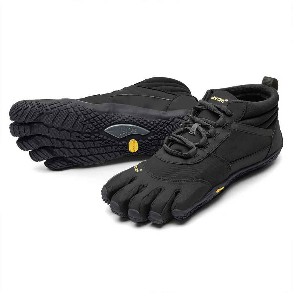 Vibram Fivefingers V-Trek Insulated Womens Hiking Shoes Black Australia (QTX082157)